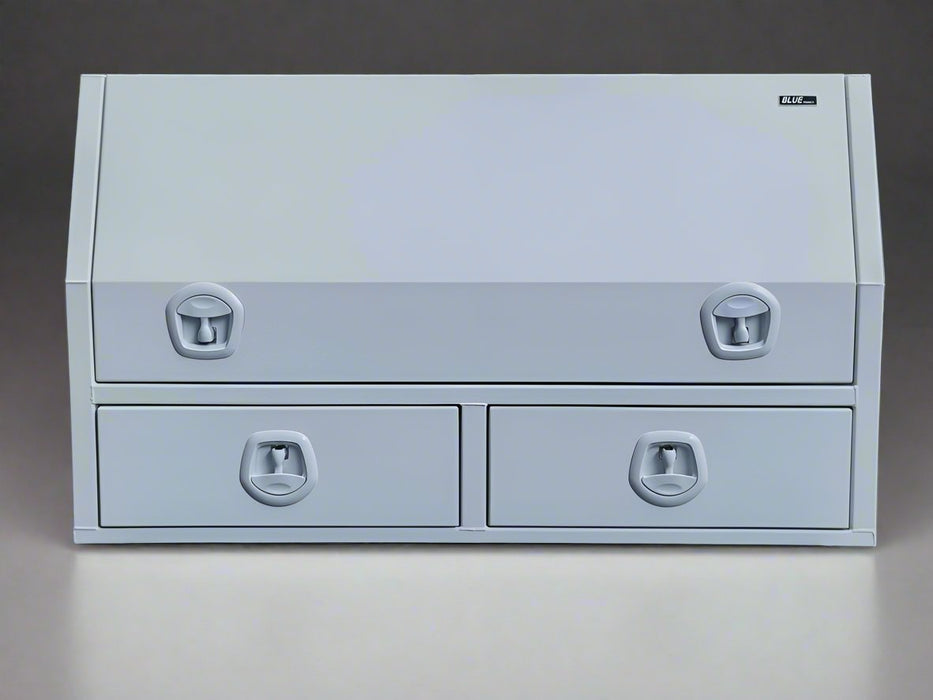 Ute Toolbox - 1450mmx600mmx850mm - HD 2 Drawer - WHITE