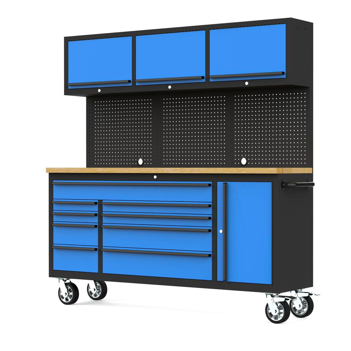 Blue Tool Chest with Overhead Cabinet | Blue Products